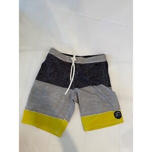 O'Neill‎ Hybrid Swim Trunks Striped Board Shorts Beach Surf Size 32